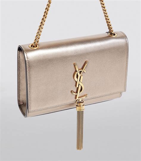 ysl kate silver tassel|KATE TASSEL SMALL IN METALLIC LEATHER .